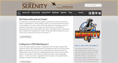 Desktop Screenshot of cantstoptheserenity.com